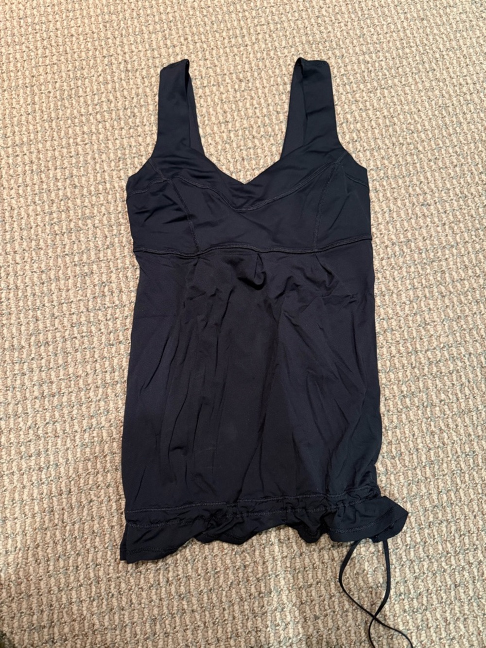 Lululemon Black Sleeveless V-Neck Tank Top